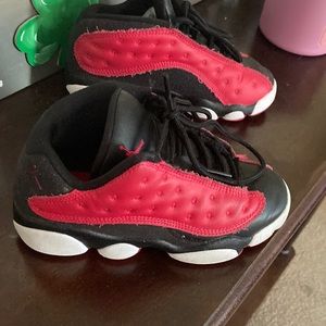Girls size 12 Jordan’s. They need a little scrub on the sole.